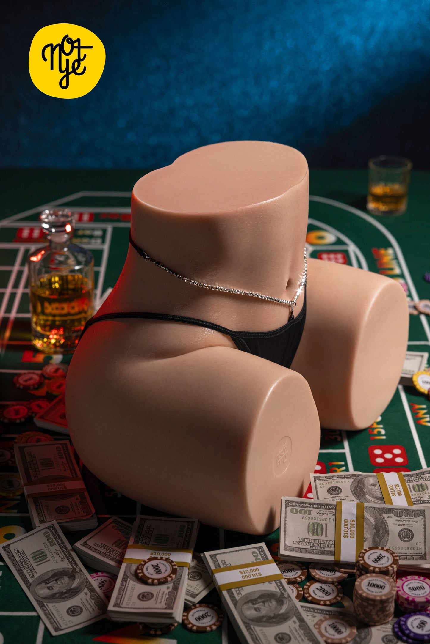 NOT YE! S28 Butt 30.86LB Realistic Silicone Torso Butt Male Masturbator Fair Skin Big Butt