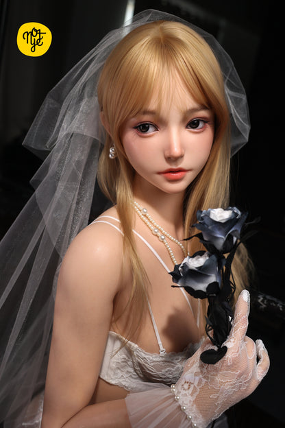 NOT YE! S47 Torso Big Boobs Half Body Silicone Sex Doll with ROS Head Real skin texture