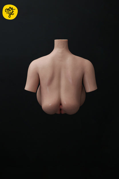 NOT YE! Silicone Boobs Sex Toy S5-3 Ultra Lifelike Big Breasts G Cup Male Masturbator Stroker Torso Doll With head