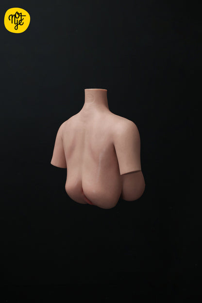 NOT YE! Silicone Boobs Sex Toy S5-3 Ultra Lifelike Big Breasts G Cup Male Masturbator Stroker Torso Doll With head