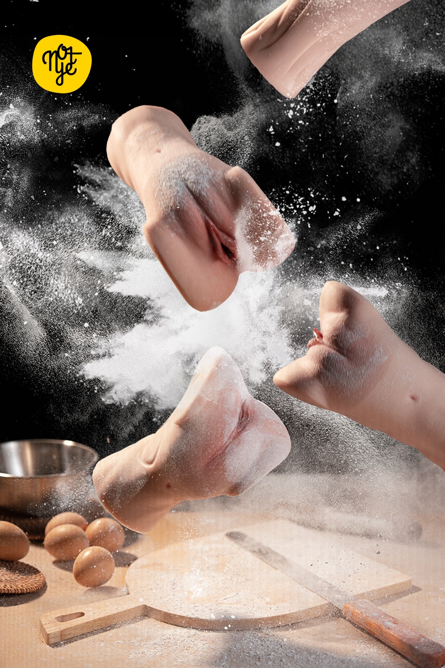 NOT YE! Realistic Pussy Silicone Vagina Sex Toy Sashimi Mini Masturbator