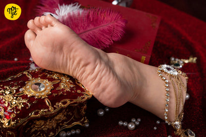 4.4LB NOT YE! Vajankle S701 Realistic Silicone Foot Fetish Toys Lifelike Vaginal Masturbator Cup