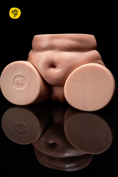 NOT YE! S10 Fat Butt 11LB Realistic Silicone Torso Butt Male Masturbator Fair Skin Big Butt with thighs