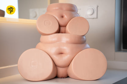 NOT YE! S10 Fat Butt 11LB Realistic Silicone Torso Butt Male Masturbator Fair Skin Big Butt with thighs