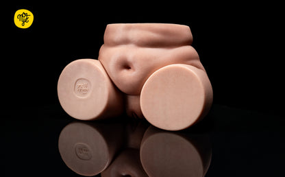 NOT YE! S10 Fat Butt 11LB Realistic Silicone Torso Butt Male Masturbator Fair Skin Big Butt with thighs